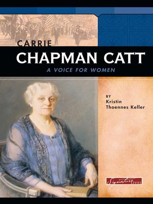 cover image of Carrie Chapman Catt